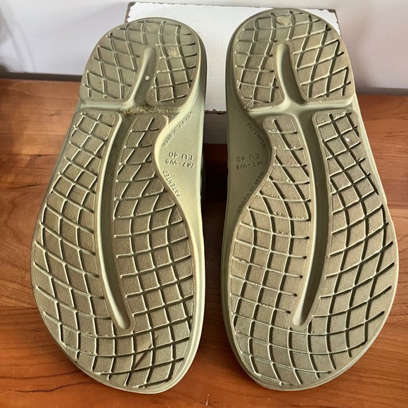 Oofos OOahh Sport Flex Recovery Sandals Sage Green Mens 7 Womens 9 EU 40 Slides main image 5